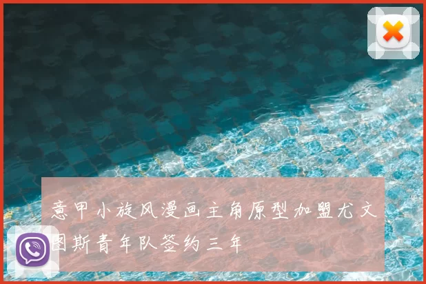 意甲小旋风漫画主角原型加盟尤文图斯青年队签约三年